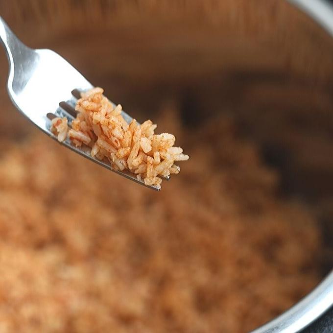 Gabelvoll Instant Pot Spanischer Reis