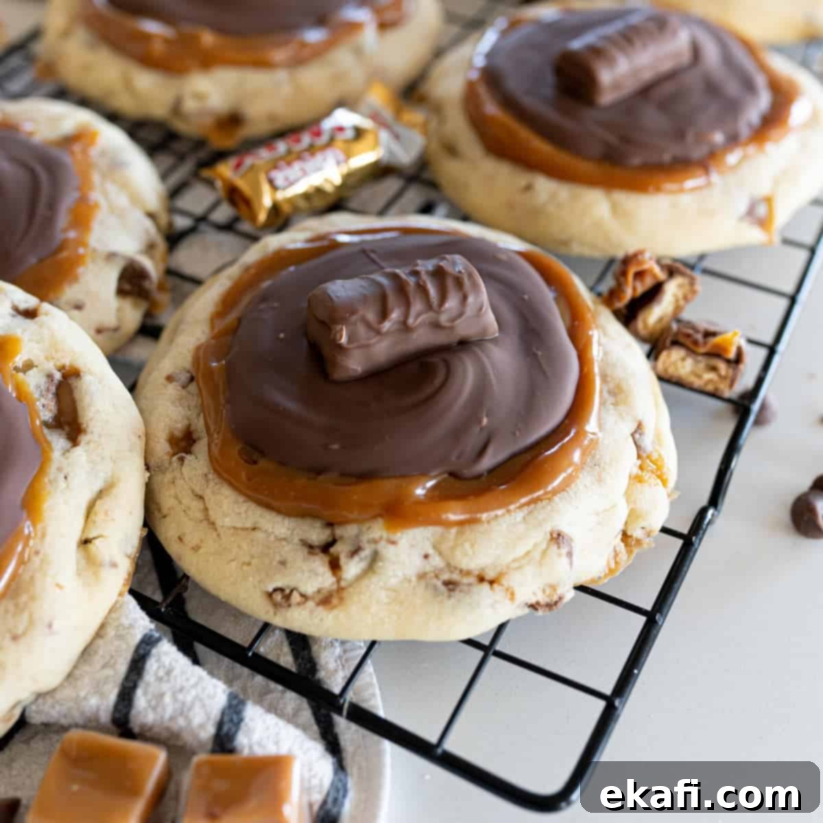 Crumbl Twix Cookies.