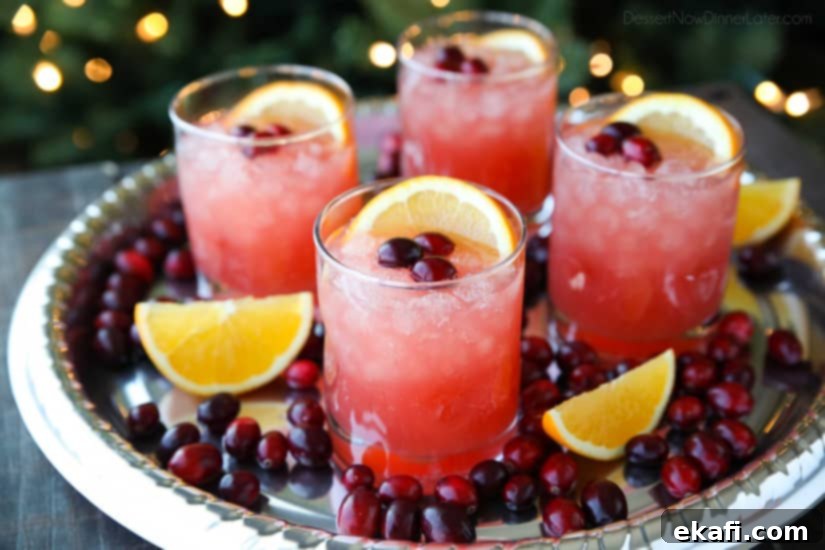 Δροσερά Μοκτέιλ με Sprite 13 Mocktail Κράνμπερι Πορτοκάλι