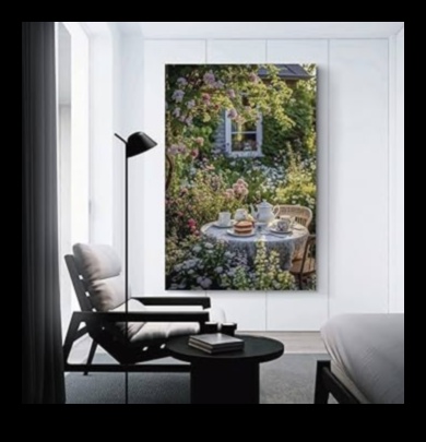 Καμβάς της Φύσης: Έμτεχνη διακόσμηση για τον μαγευτικό κήπο σας