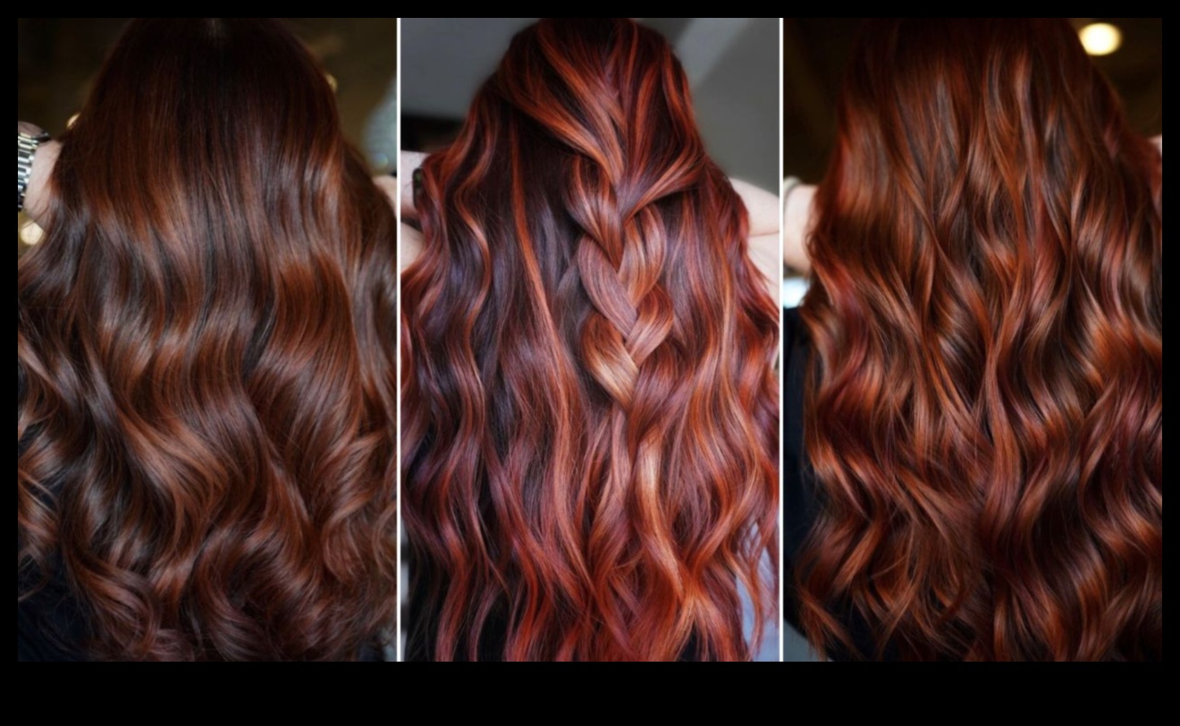 Cherry Bombshells: Κόκκινα και καστανά χτενίσματα για έντονο αποτέλεσμα