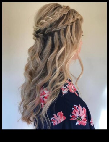 Κατακόκκινα κύματα και πλεξούδες καταρράκτη Ρομαντικά χτενίσματα για κάθε περίσταση