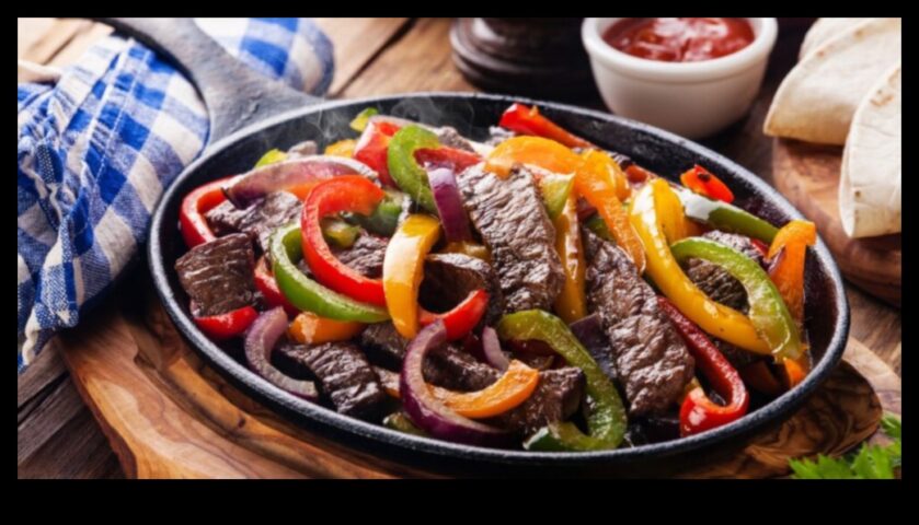Sizzling Fajitas Ένα λαχταριστό μεξικάνικο ψητό πιάτο