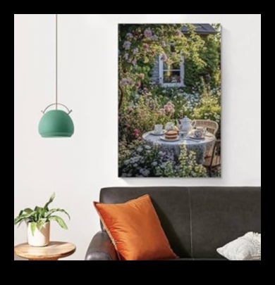 Καμβάς της Φύσης: Έμτεχνη διακόσμηση για τον μαγευτικό κήπο σας